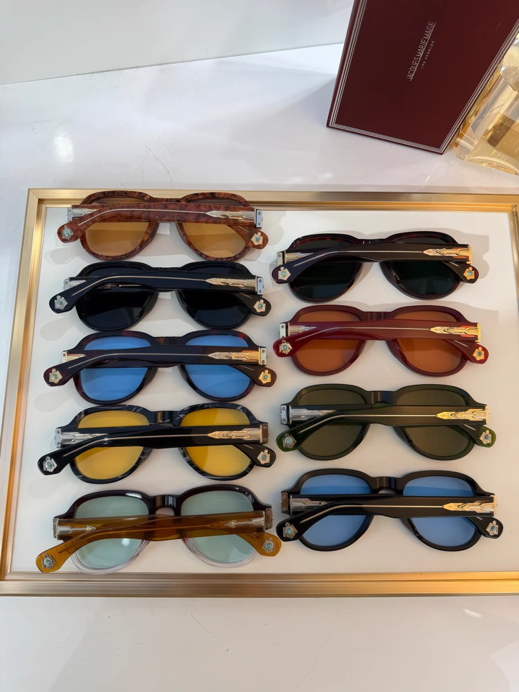 Jacques Marie Mage Redcloud rectangular acetate sunglasses